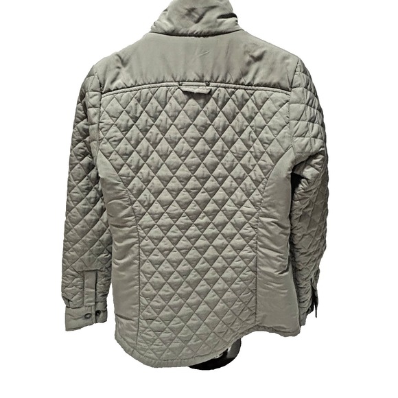Royal Robbins Quilted Jacket Women's Gray Snap Zip Lightweight Insulated Size S - Picture 3 of 14